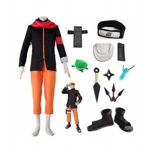 Naruto : Naruto Ensemble Complet Costume Cosplay Acheter Pas Cher